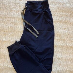 FIGS - Women's High Waisted Zamora Jogger Scrub Pant - M, Navy